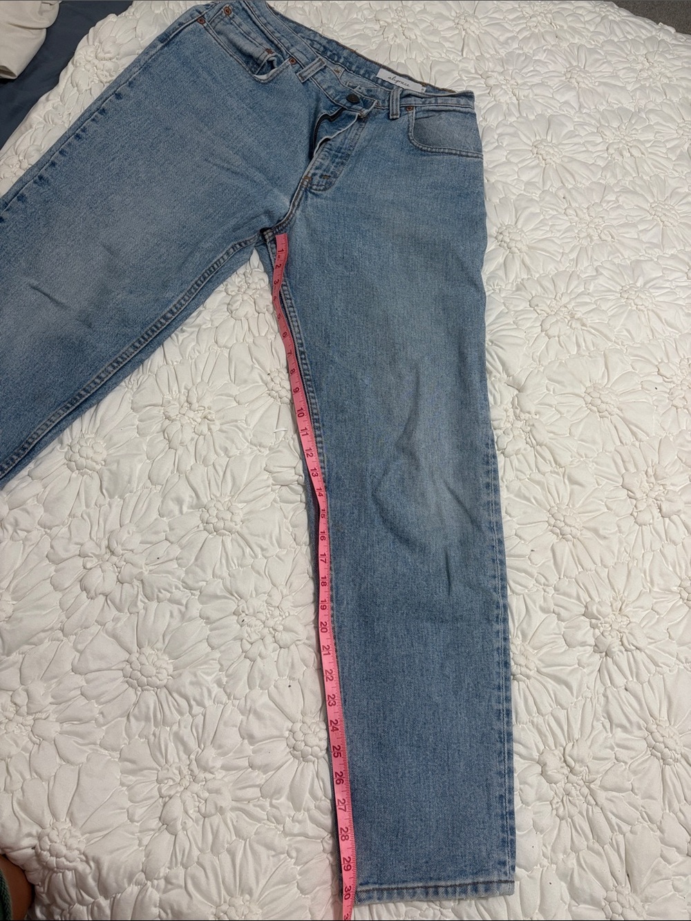 Aligrace Light Blue Boyfriend Jeans for Women - Picture 4 of 4